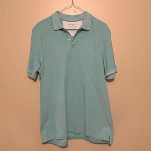 Banana Republic Pique Polo Men’s Large Light Blue